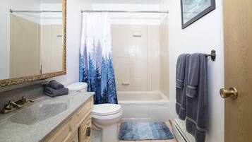 Hair dryer, towels