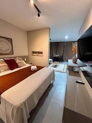 1 bedroom, iron/ironing board, free WiFi, bed sheets - Seaside Studio on the ecological route of Milagres (Porto de Pedras)