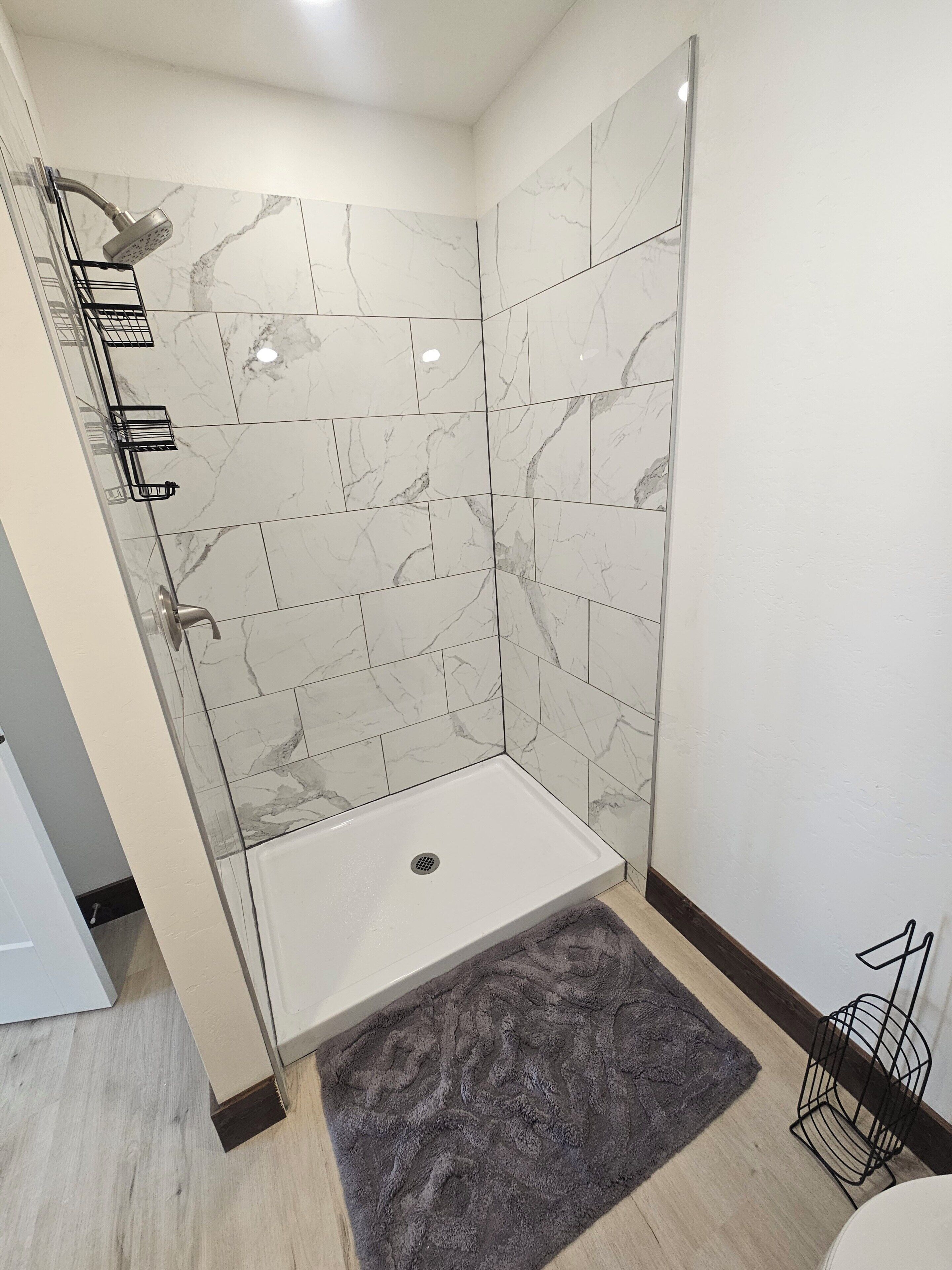 Towels, soap, toilet paper