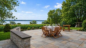 Outdoor dining - Serene | Hot Tub | Seneca Lake Access | Seneca Wine Trail (Geneva)
