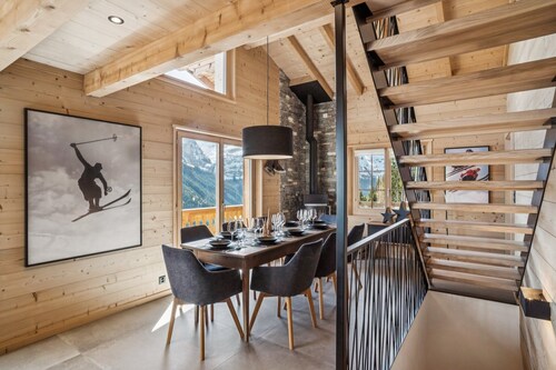 Chalet Panorama Prestige by Mrs Miggins – Vue exceptionnelle sur les Dents du MidiSitué dans un cadr