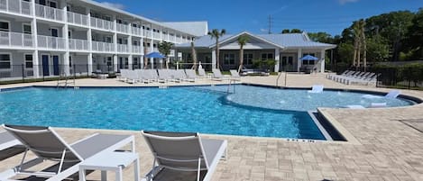 Seasonal outdoor pool