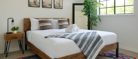3 chambres, fer et planche Ă repasser, Wi-Fi, draps fournis