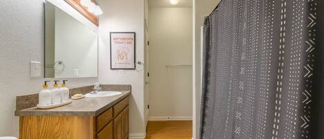 Hair dryer, towels