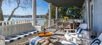This thoughtfully styled home overlooks the Bay and is perfect for your Annapolis escape.