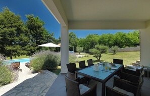 Outdoor dining - Villa Hemera – Oasis of Peace and Privacy by Istrabook (Krsan)