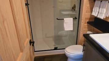 Lyxstuga - icke-rökare - utsikt mot bergen | Badrum