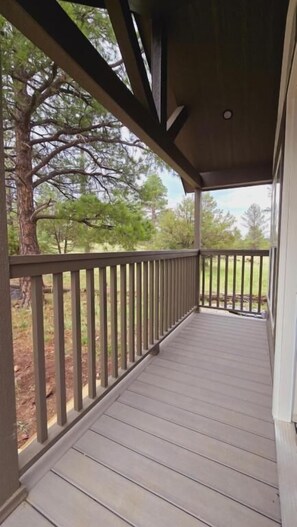 Luxury Cabin, Non Smoking, Mountain View | Terrace/patio - Luxury Cabin with Mountain View 3B (Williams)