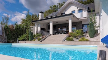 Indoor pool, a heated pool