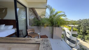 Terrace/patio - Penthouse Studio with Private Jacuzzi & Sunset Views in La Veleta, Tulum (Tulum)