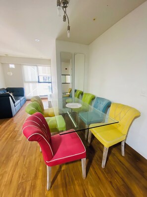 Interior - Apartment A1 block from San Isidro with beautiful view and panoramic pool. (Lince)