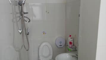 Studio – basic, balkong, byutsikt | Bad