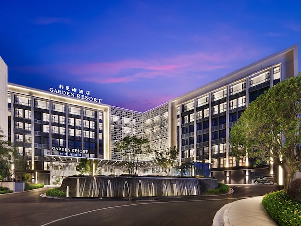 Majoituspaikan julkisivu