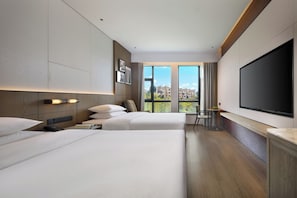 Kahden hengen premium-huone (kaksi sänkyä), näköala puutarhaan