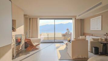 Habitación ejecutiva doble, vistas al mar | Terraza o patio