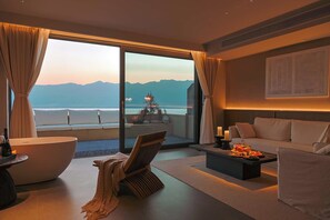 Phòng đôi Executive, quang cảnh biển | Phòng khách