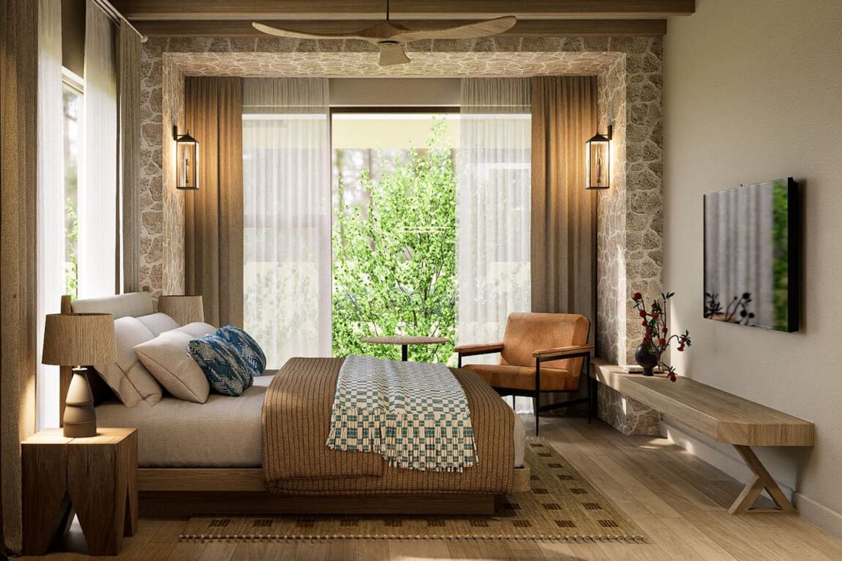 豪華客房, 陽台, 城市景觀