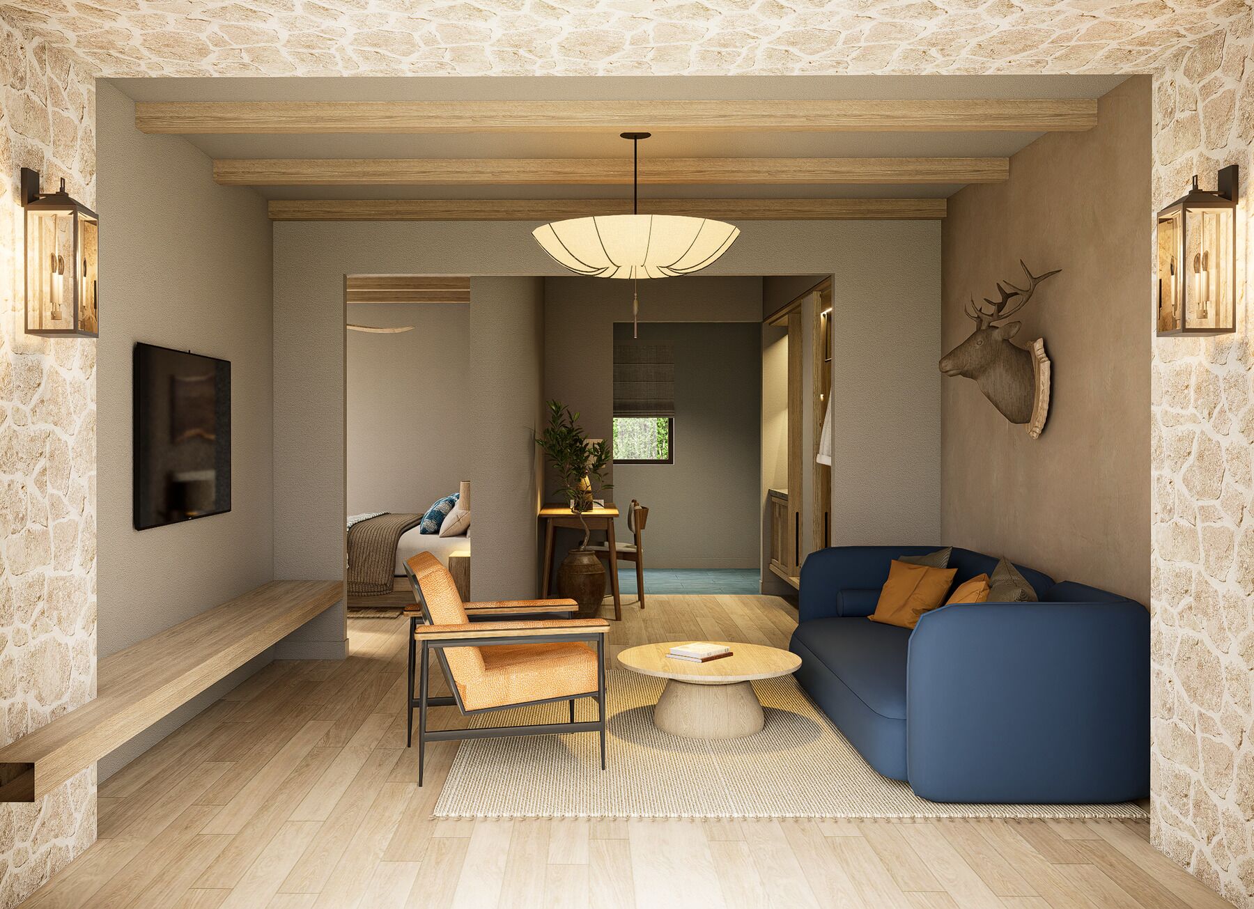 Grand Suite, Balcony, Valley View | Living area