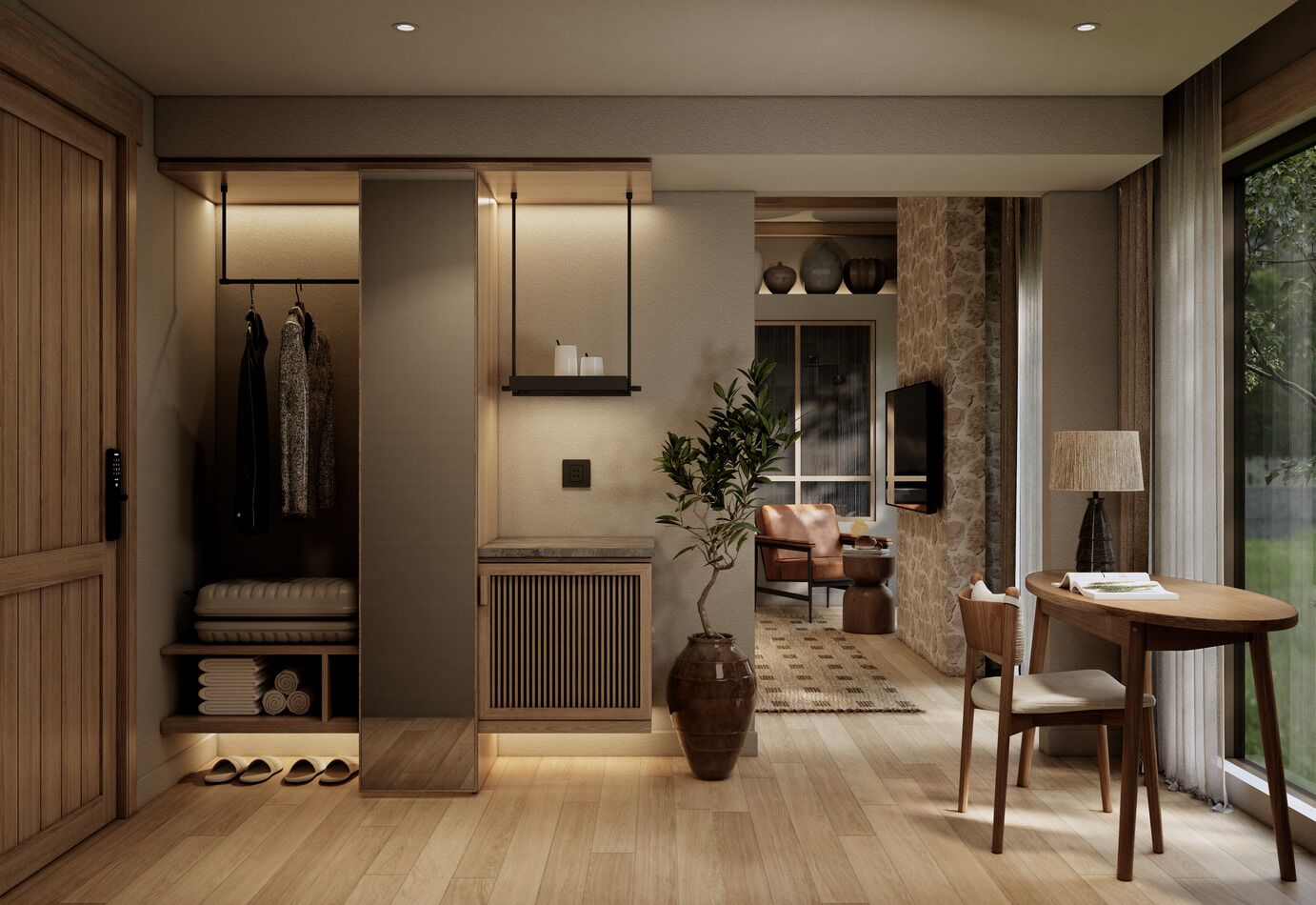 Deluxe Room, Bathtub, Valley View