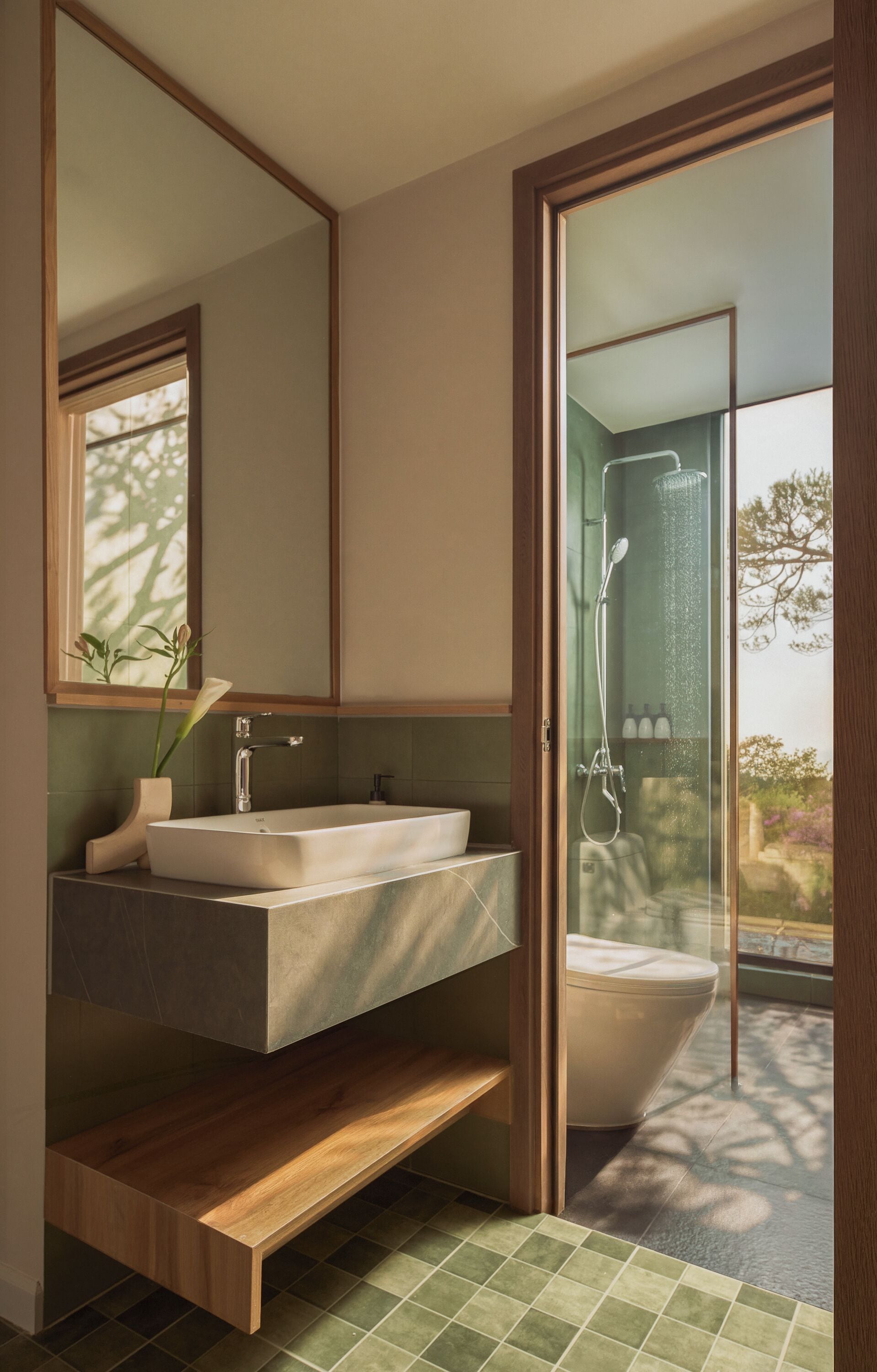 Deluxe-Zimmer | Badezimmer | Kostenlose Toilettenartikel, Haartrockner, Hausschuhe, Bidet