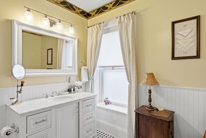 Hair dryer, towels