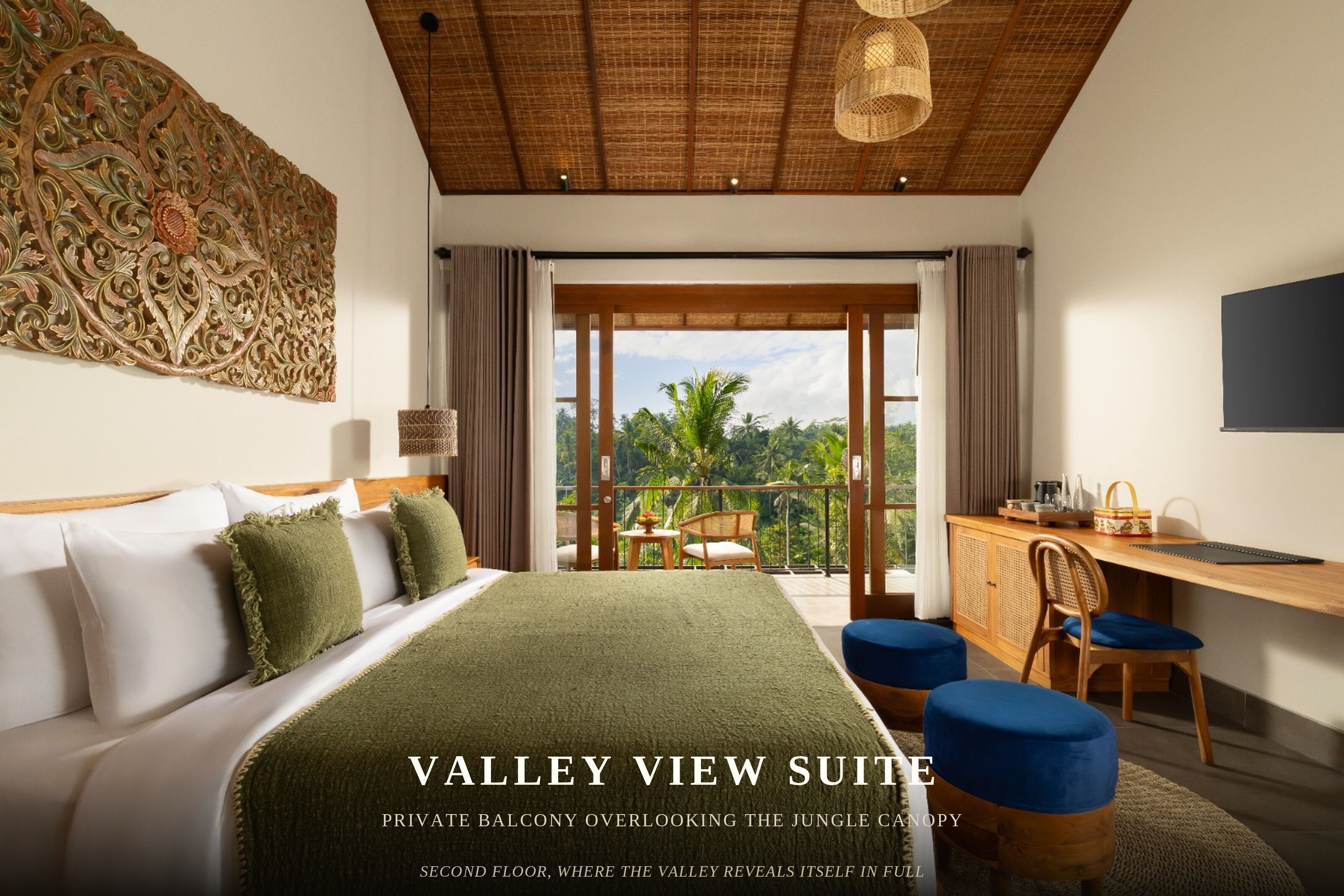 Double Room, Valley View | Premium bedding, minibar, in-room safe, desk