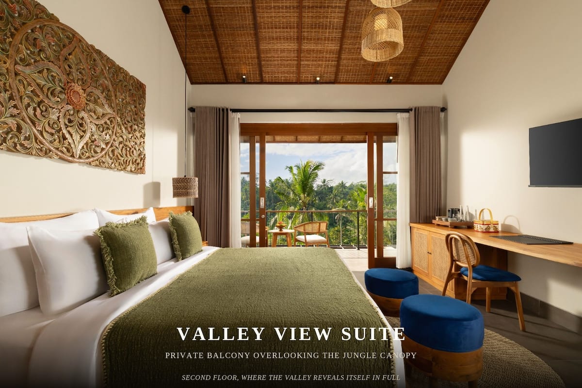 Double Room, Valley View | Premium bedding, minibar, in-room safe, desk