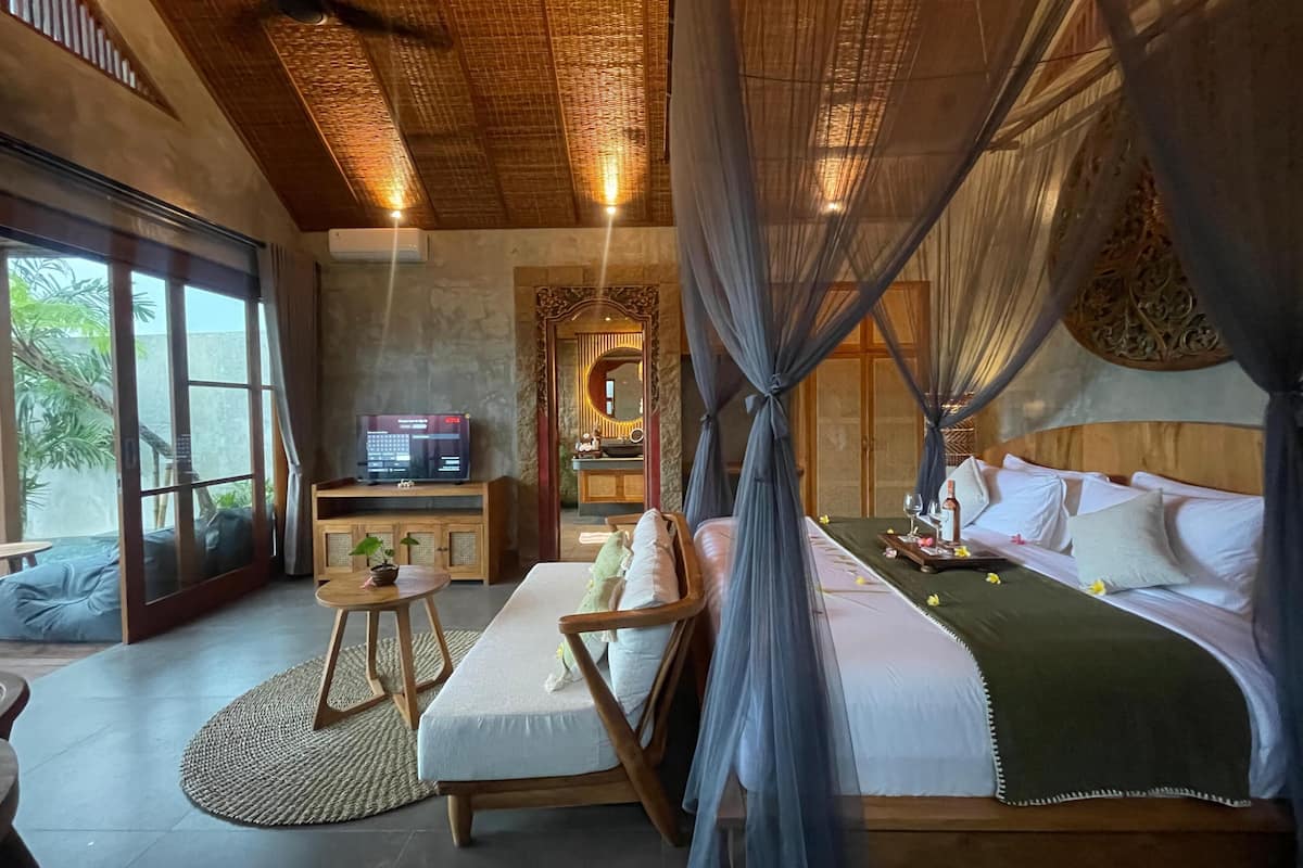 빌라, 수영장 전망