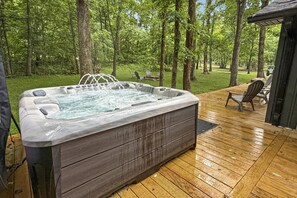 Terrace/patio - Hot Tub - Fireplace - Firepit - McLemore 10 minutes (Rising Fawn)