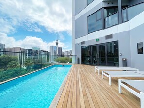 Pool - Parkside Penthouse 3Beds & 2Baths vs 1AC Pool Gym (Auckland City)