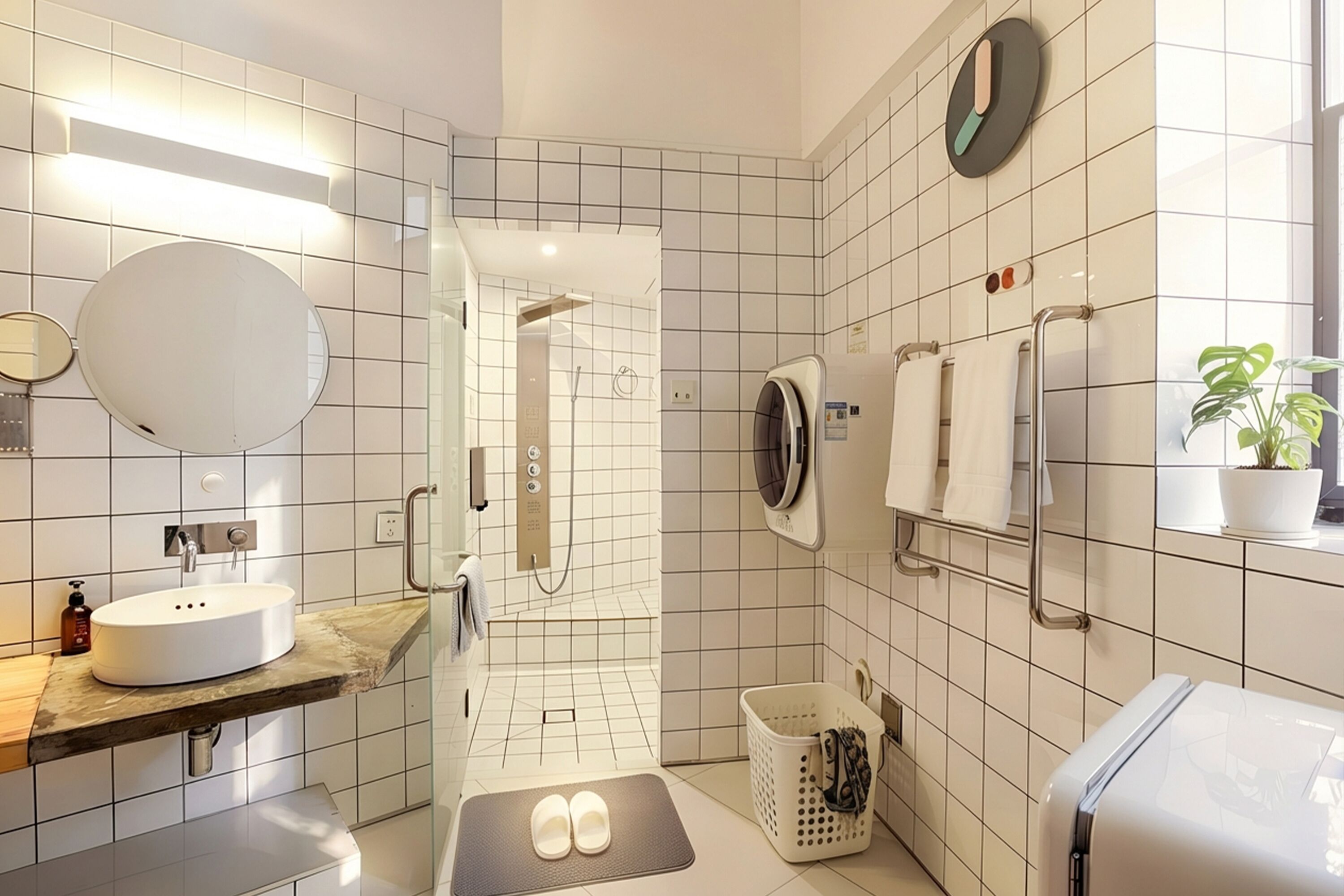 Deluxe loft, meerdere bedden, niet-roken, privébadkamer | Badkamer