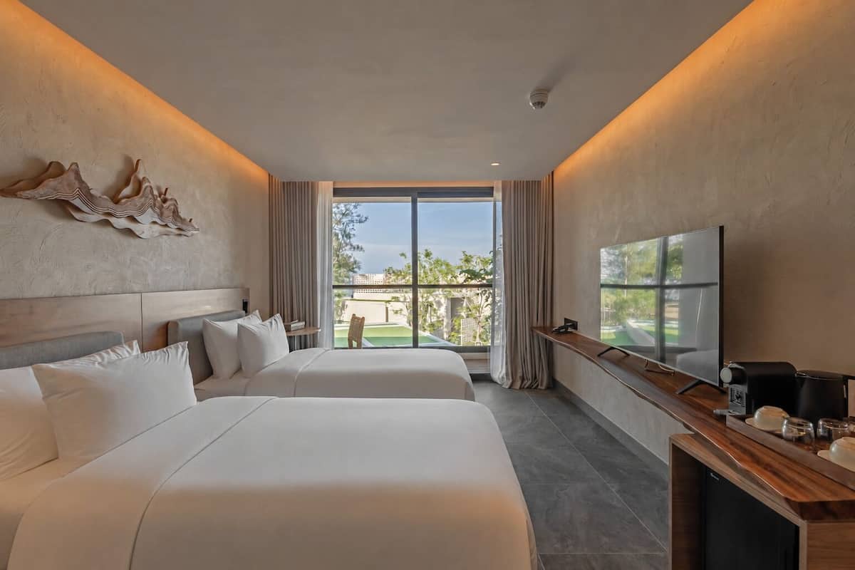 Garden Sea View | 迷你吧、客房内保险箱、遮光窗帘、免费 WiFi