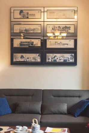 クラシック スタジオ バルコニー シティビュー | リビング エリア