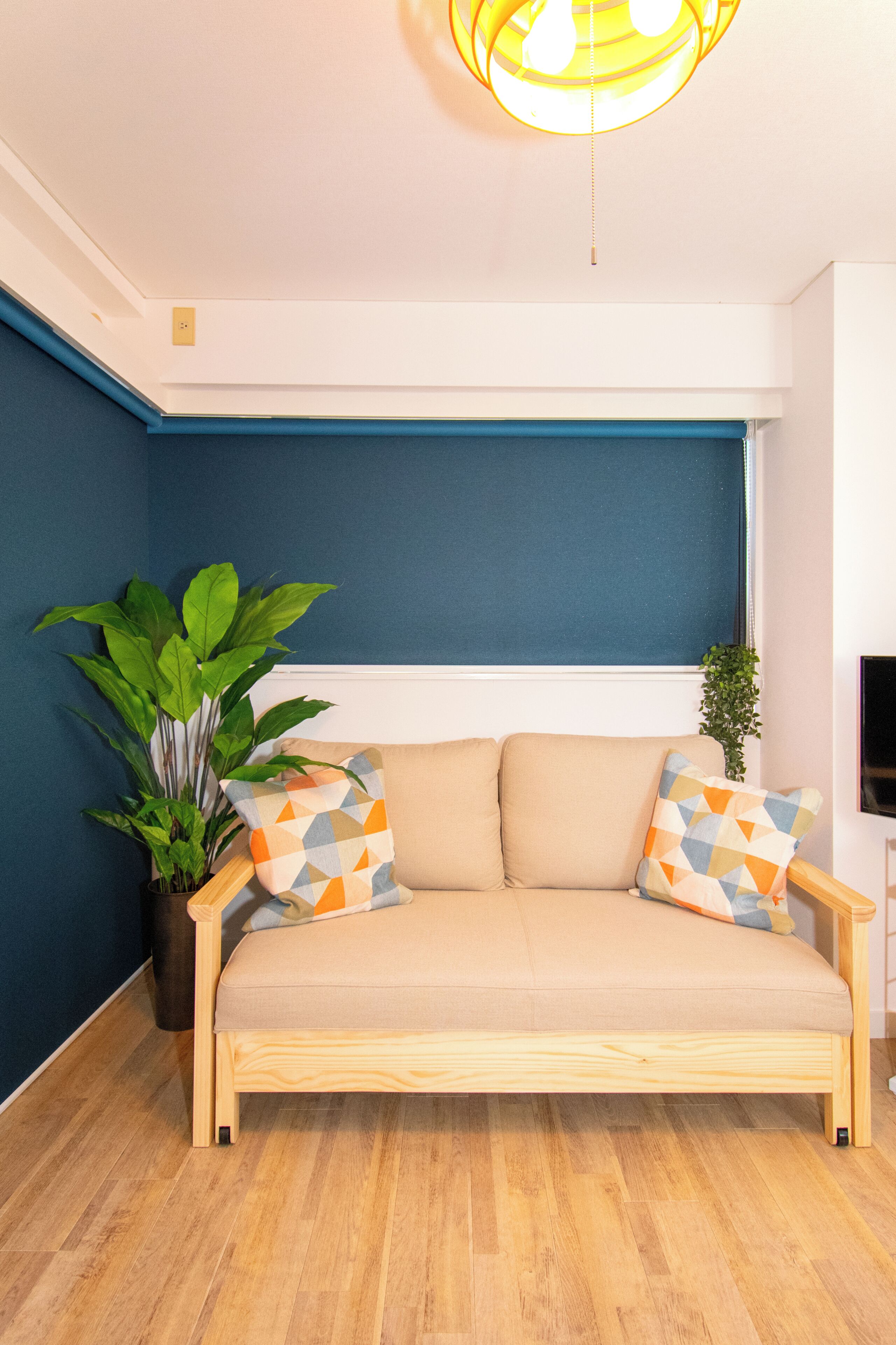 Apartment | Living area | 32-inch flat-screen TV with cable channels