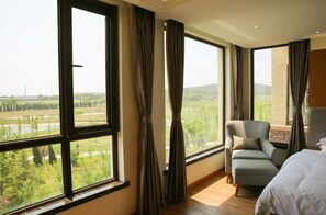 Habitación Confort con 2 camas individuales, vistas al lago