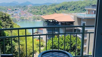 Superior Triple Room, Balcony, Lake View | Property grounds