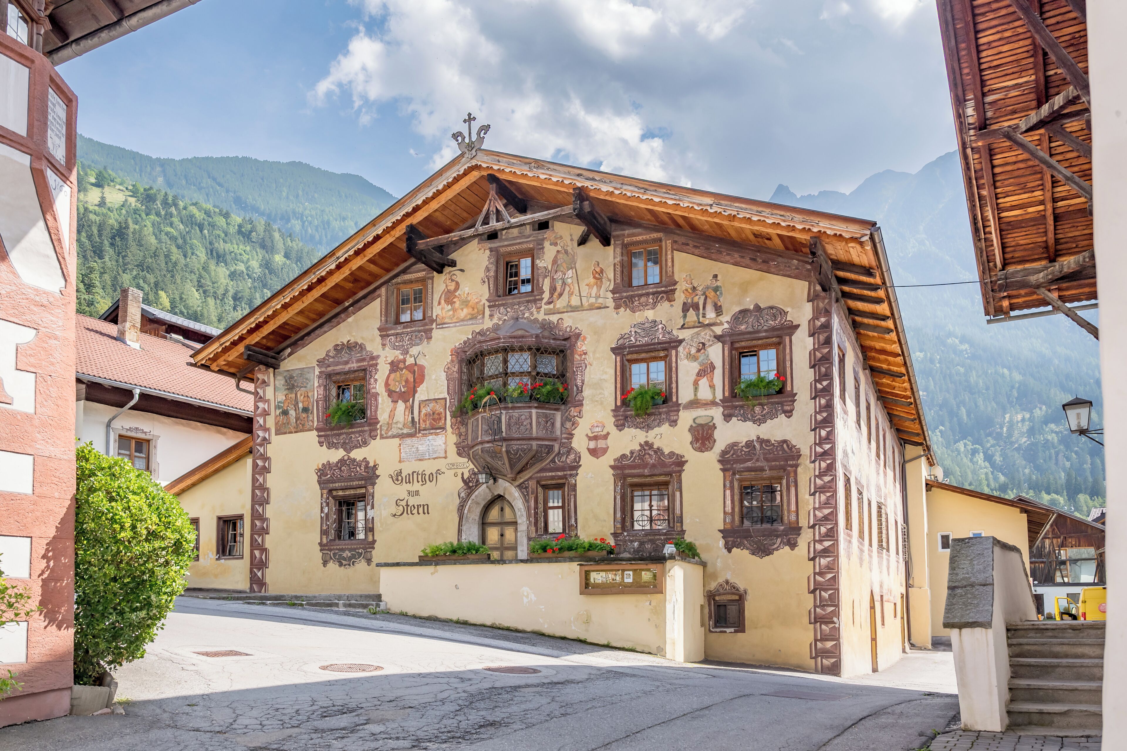 Fassade der Unterkunft