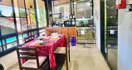 Lens Staycation Serene 2-BDR-1BR-KTCHN-Wifihouse with AC in peaceful Panabo