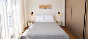 2 bedrooms, iron/ironing board, free WiFi, bed sheets - Panoramic Sea View Maisonette in Eretria | Private Family Retreat (Eretria)