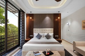 Biệt thự Deluxe, ban công, quang cảnh vườn