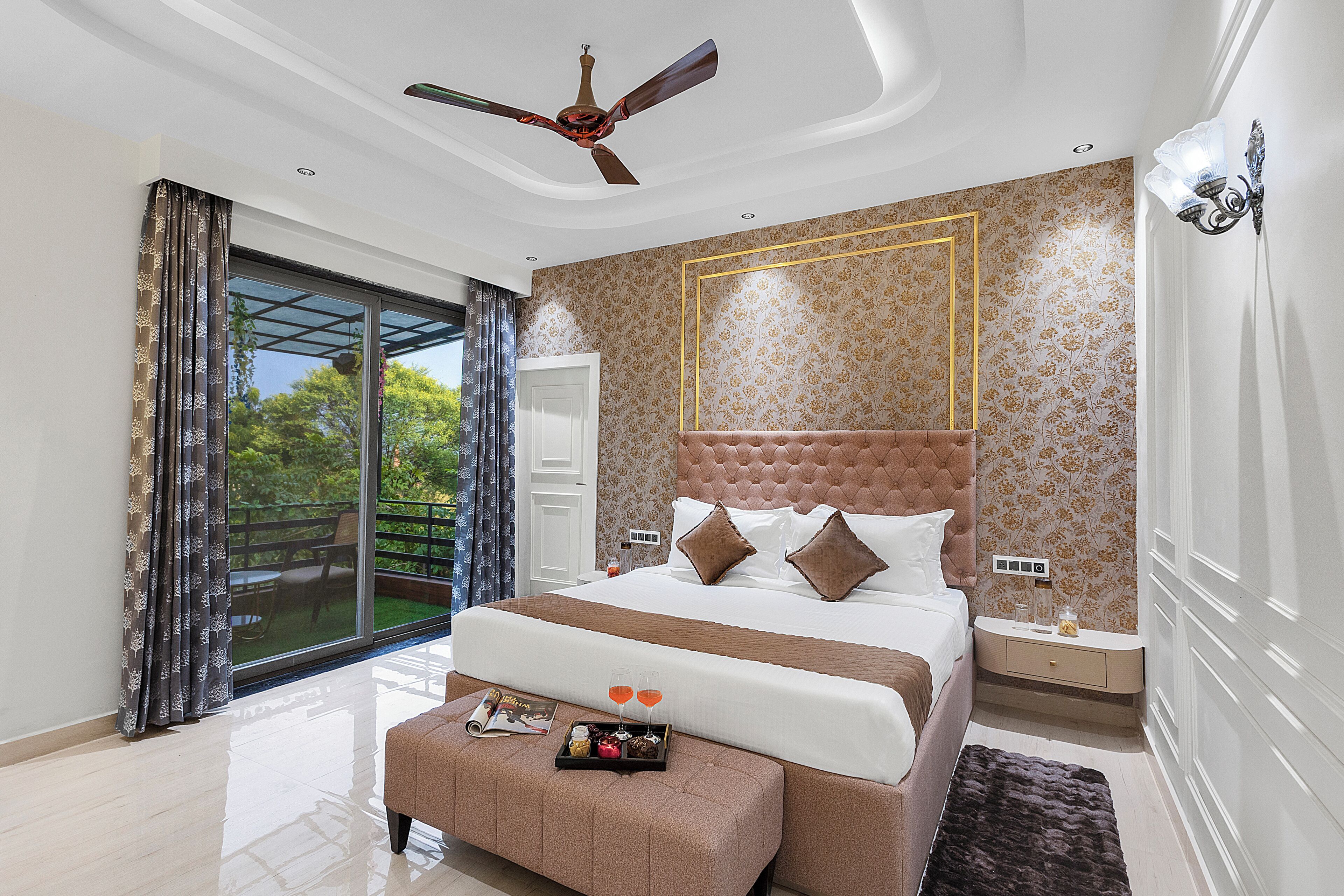 Deluxe Villa, Balcony, Garden View