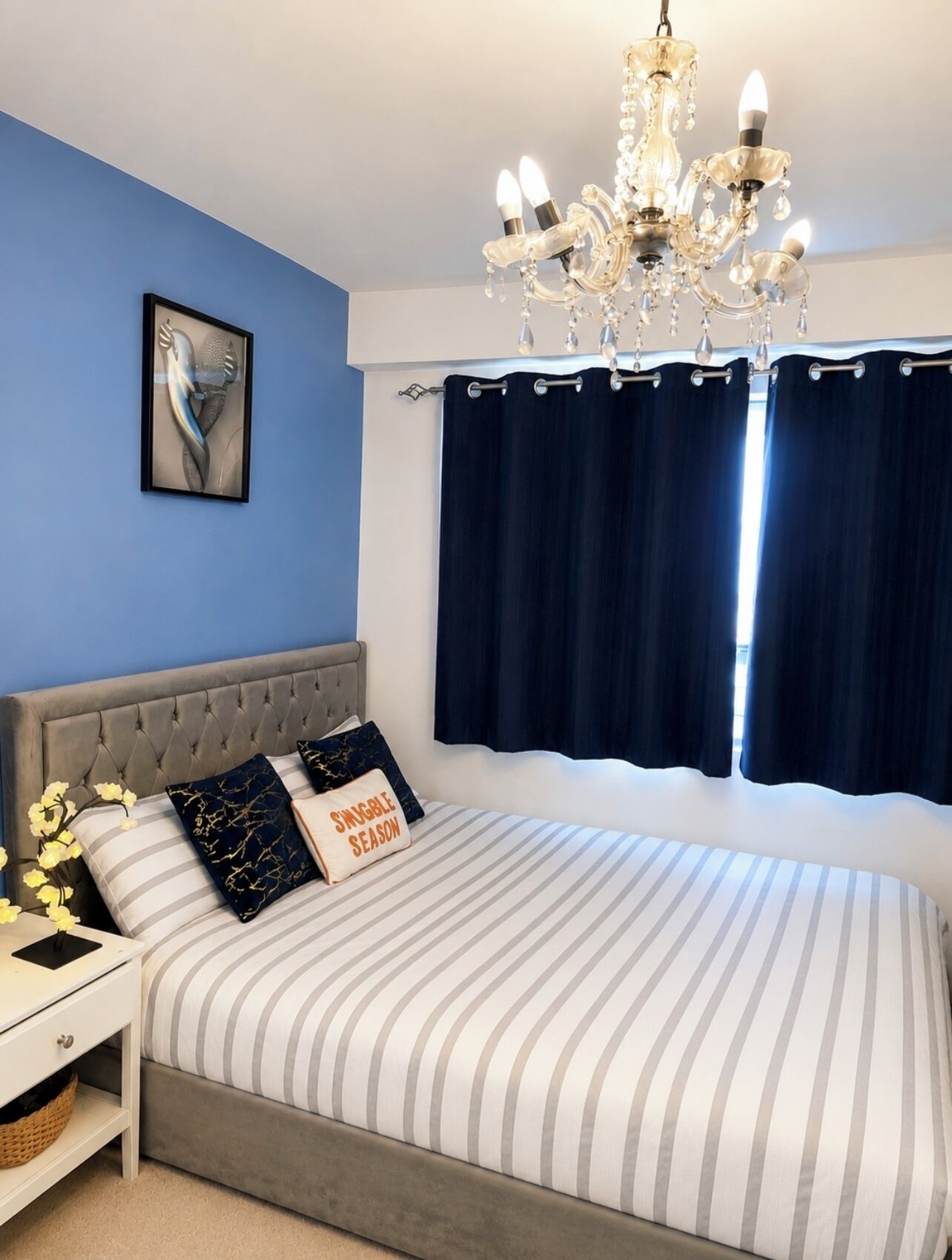 1 bedroom, iron/ironing board, internet, bed sheets