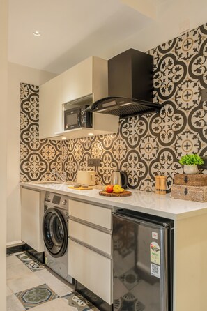 Appartement, 2 slaapkamers, kitchenette, aan het strand | Privékeuken