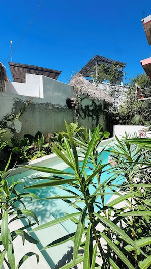 Outdoor pool - El Secreto lgbtq+ 1 bedroom apartment in La Punta with AC (Puerto Escondido)