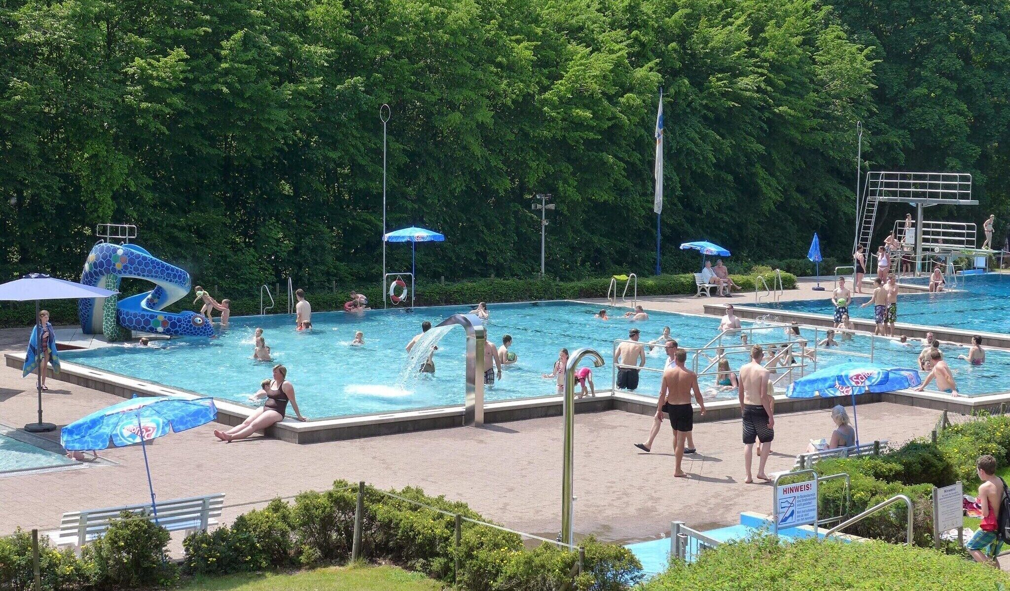 Schwimmbad des Ferienhauses