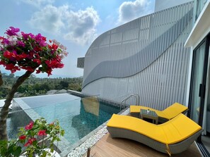 Outdoor pool - Marvelous 2-bedroom villa with AC in Surat Thani (Surat Thani)