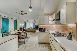 Deluxe villa, balkon | Privékeuken