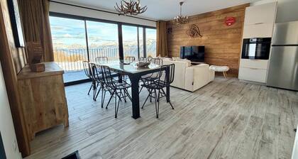 Chalet César: Parking/ski room/breakfasts/Draps/cleaning Lift 3min walk