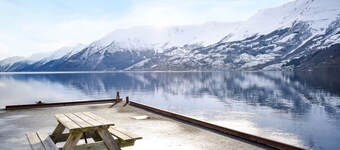Cozy home in Hovland with sauna