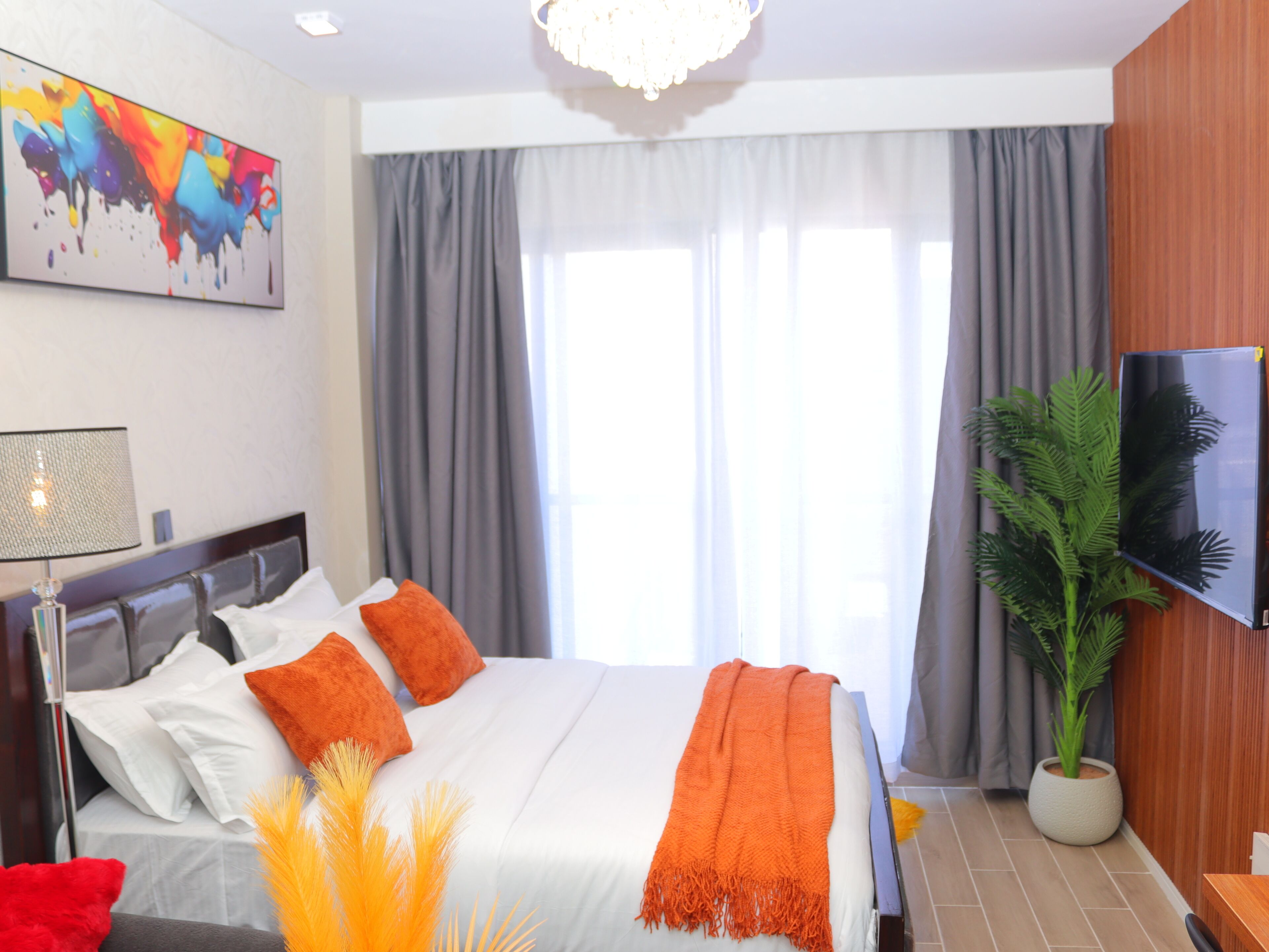 1 chambre, fer et planche à repasser, Wi-Fi, literie fournie